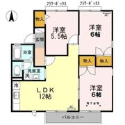 ハイツせみじま B棟の間取り画像