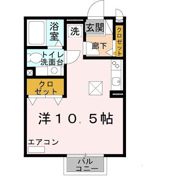 バーロハイツの間取り画像