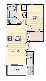 LOTUS小松2の間取り画像