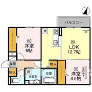Jソレイユ錦ヶ丘の間取り画像