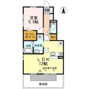 フラッツ福井東町の間取り画像