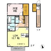 エストレヤ B棟の間取り画像