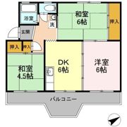 法月ハイツの間取り画像