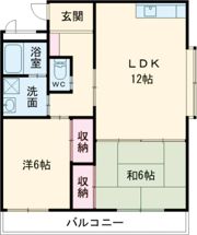 パルHAMADAの間取り画像