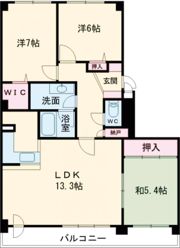 グランドール大東の間取り画像