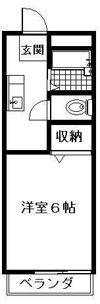 南彦根ハイツAの間取り画像
