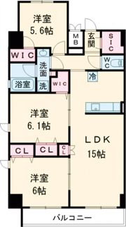 プロシード新安城の間取り画像