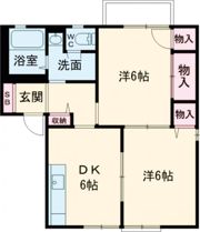 コーポ野路3の間取り画像