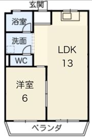 ベルポートINABAの間取り画像