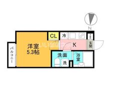 クリスタルレジデンス立川の間取り画像