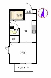 ロマンシー小林の間取り画像