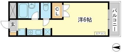 エスポワール内藤の間取り画像