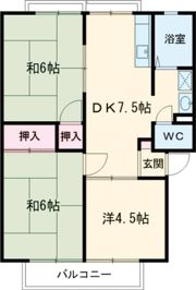 ジュネス岡田の間取り画像