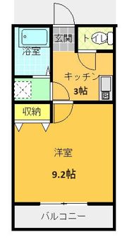 ベルコート南花岡の間取り画像