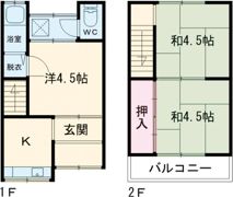 ピークハイツの間取り画像
