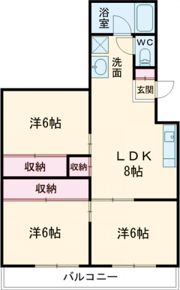 メゾン作の山の間取り画像