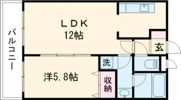エスパシオ琴平Ⅲの間取り画像