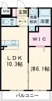 maison・glycine（メゾン・グリシーヌ）の間取り画像