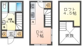 casacozy寺家駅前の間取り画像