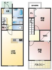 Lecielの間取り画像