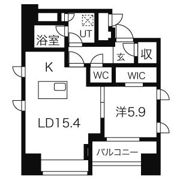 プライムメゾン大通公園の間取り画像