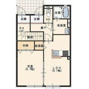 カーサコンフォートの間取り画像