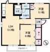 ローズタウン 3番館の間取り画像