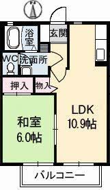 パークボナベンチャーハイツ A棟の間取り画像