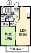 パークボナベンチャーハイツ A棟の間取り画像