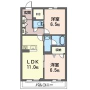 ヴィラ淡島 Ⅲの間取り画像
