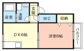 プレジール湯川の間取り画像