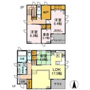 D-ROOM石田貸家の間取り画像