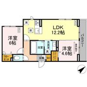 Blanc Cube(ﾌﾞﾗﾝ ｷｭｰﾌﾞ)の間取り画像