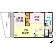 Blanc Cube(ﾌﾞﾗﾝ ｷｭｰﾌﾞ)の間取り画像