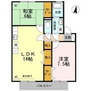 セジュール丹地の間取り画像