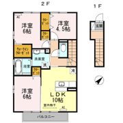 フローラルアベニュー新宮の間取り画像