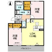 サンフラワー ガーデン B棟の間取り画像