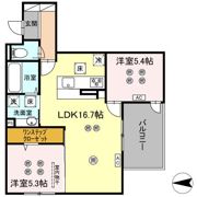ラルゴ白山通りの間取り画像