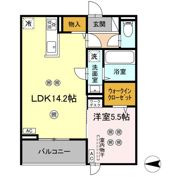 ラルゴ白山通りの間取り画像
