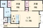 エクレールBの間取り画像