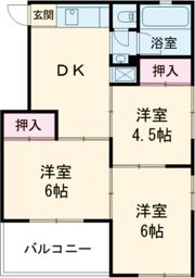 コーポ81の間取り画像