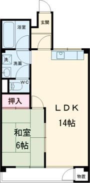 レジデンス木下の間取り画像