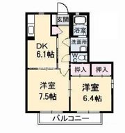 シャーメゾンきらら B棟の間取り画像