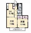 シャーメゾンきらら B棟の間取り画像