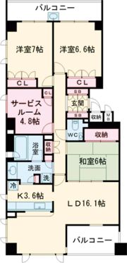 ジークレフ東灘森北町の間取り画像