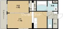 田畑ハイツルシアスⅧの間取り画像