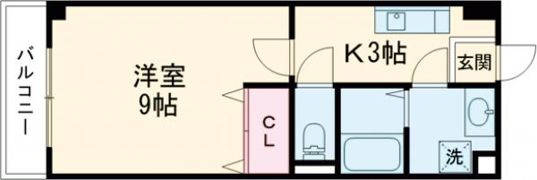 コンフォールⅢの間取り画像