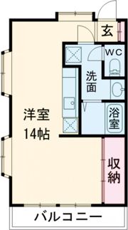 b'CASA熊谷Ⅲre-bornの間取り画像