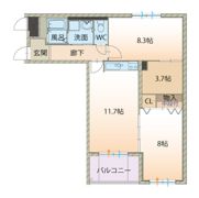 プレステージの間取り画像