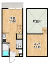 MODERN 西山Bの間取り画像